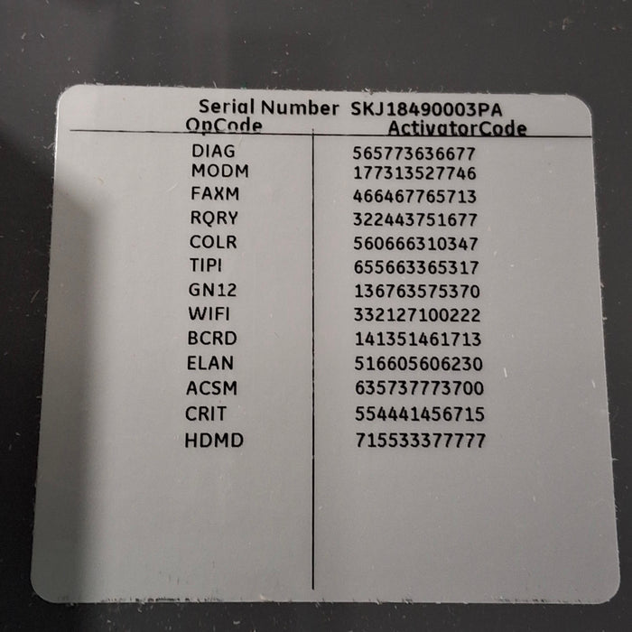 GE Healthcare GE Healthcare MAC 5500 HD ECG without CAM Module Cardiology reLink Medical