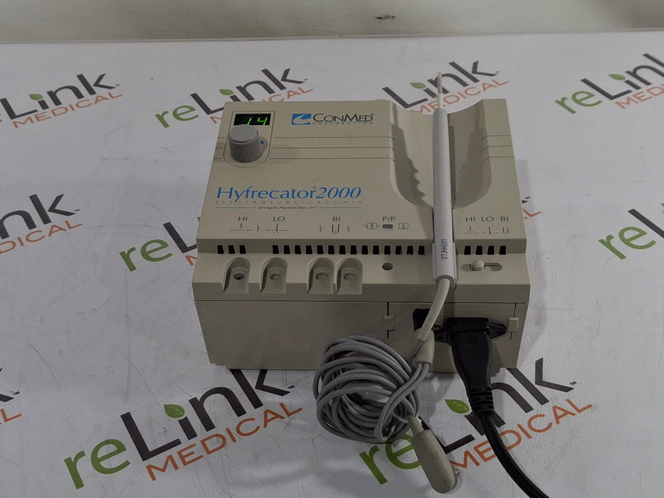 ConMed Hyfrecator 2000 Electrosurgical Unit