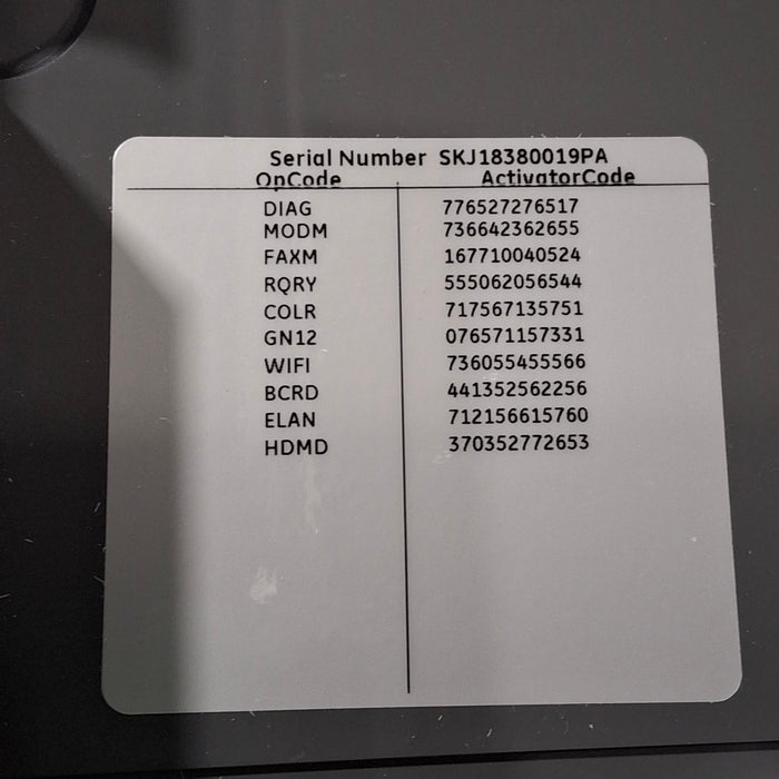 GE Healthcare MAC 5500 HD ECG without CAM Module