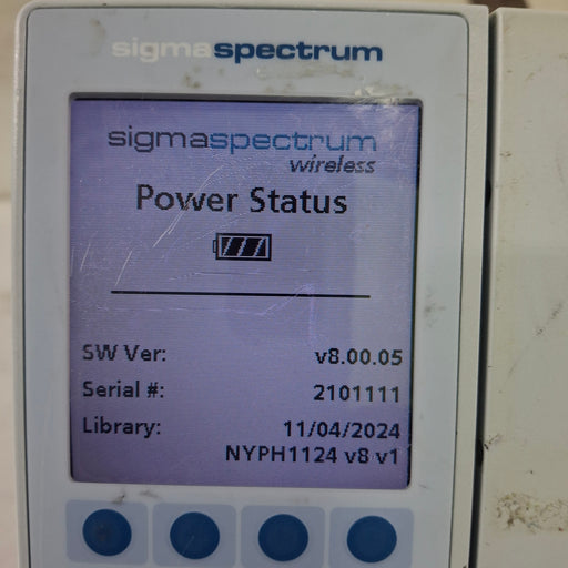 Baxter Baxter Sigma Spectrum 8.00.05 w/o Battery Infusion Pump Infusion Pump reLink Medical