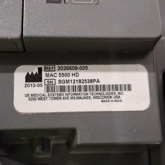 GE Healthcare GE Healthcare MAC 5500 HD ECG without CAM Module Cardiology reLink Medical