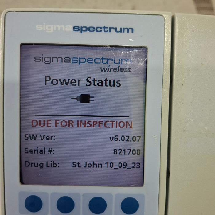 Baxter Baxter Sigma Spectrum 6.02.07 without Battery Infusion Pump Infusion Pump reLink Medical