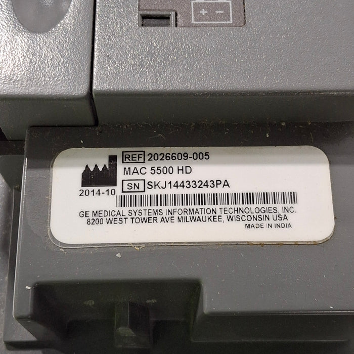 GE Healthcare GE Healthcare MAC 5500 HD ECG without CAM Module Cardiology reLink Medical