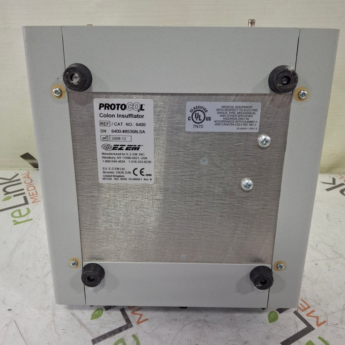 EZ EM Products EZ EM Products Protocol 6400 Colon Insufflator Rigid Endoscopy reLink Medical