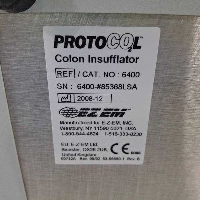 EZ EM Products EZ EM Products Protocol 6400 Colon Insufflator Rigid Endoscopy reLink Medical