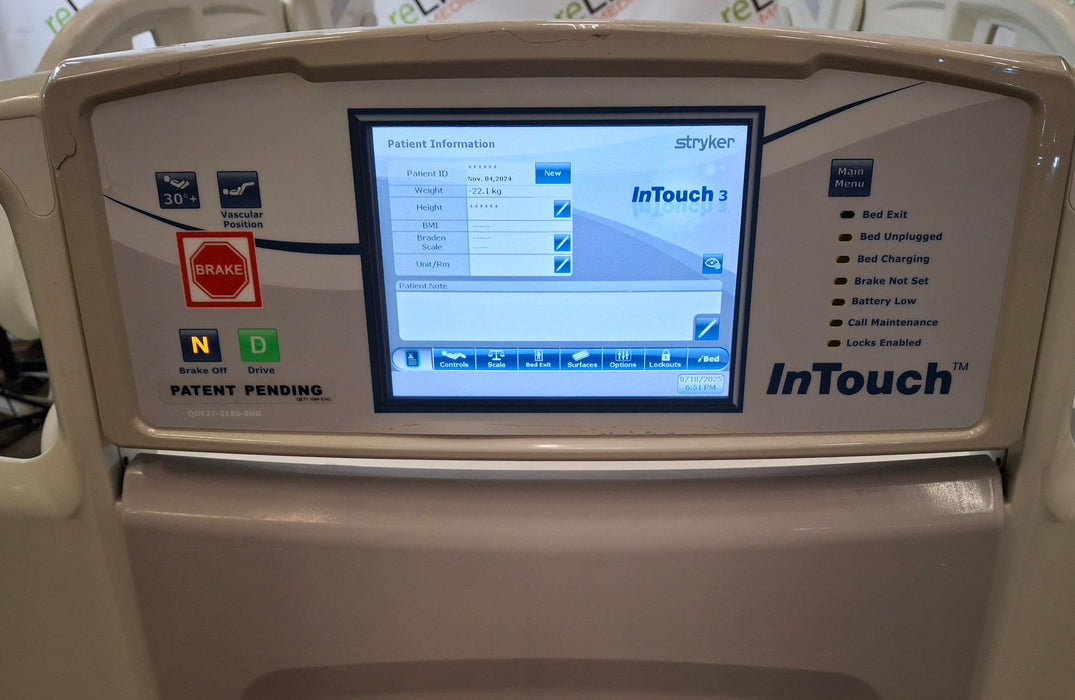 Stryker Stryker 2131 InTouch Bed Beds & Stretchers reLink Medical