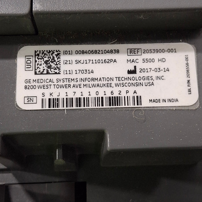 GE Healthcare MAC 5500 HD ECG without CAM Module