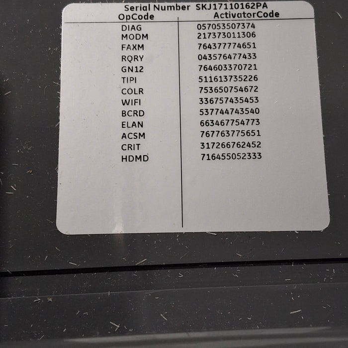 GE Healthcare MAC 5500 HD ECG without CAM Module