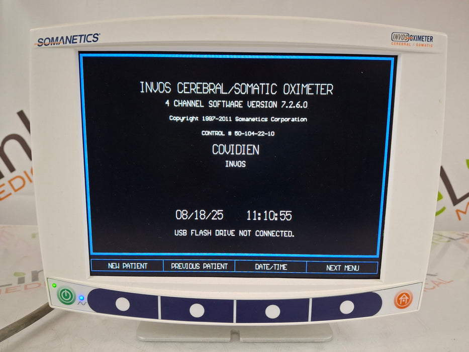Somanetics Somanetics Invos 5100C Cerebral Oximeter Monitor Patient Monitors reLink Medical