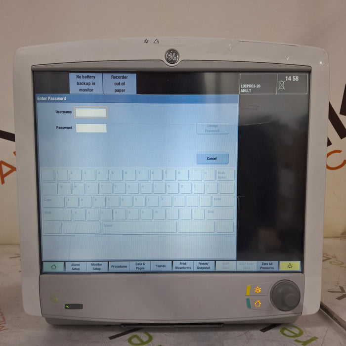 GE Healthcare GE Healthcare Carescape B650 Patient Monitor Patient Monitors reLink Medical