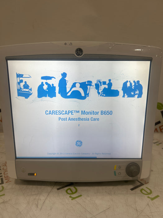 GE Healthcare GE Healthcare Carescape B650 Patient Monitor Patient Monitors reLink Medical