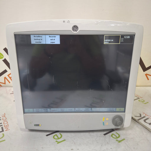 GE Healthcare GE Healthcare Carescape B650 Patient Monitor Patient Monitors reLink Medical