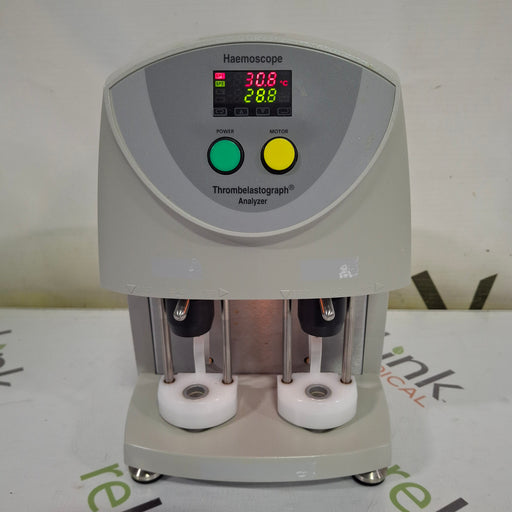 Haemonetics Haemonetics Haemoscope Thrombelastograph Model 5000 Hemostasis Analyzer Clinical Lab reLink Medical