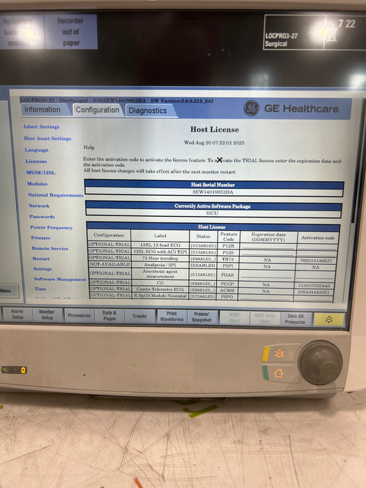 GE Healthcare GE Healthcare Carescape B650 Critical Care Patient Monitor Patient Monitors reLink Medical