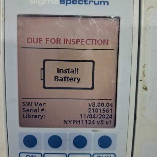 Baxter Baxter Sigma Spectrum 8.00.04 w/o Battery Infusion Pump Infusion Pump reLink Medical
