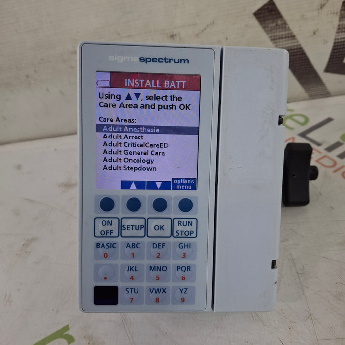 Baxter Baxter Sigma Spectrum 8.01.00 w/o Battery Infusion Pump Infusion Pump reLink Medical