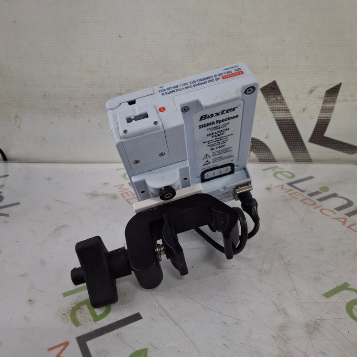 Baxter Baxter Sigma Spectrum 8.01.00 w/o Battery Infusion Pump Infusion Pump reLink Medical