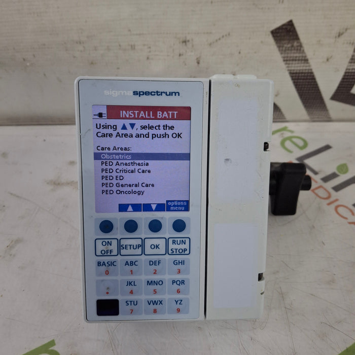 Baxter Baxter Sigma Spectrum 8.00.03 w/o Battery Infusion Pump Infusion Pump reLink Medical