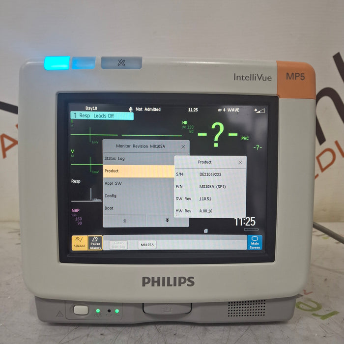 Philips Philips Intellivue MP5 - ECG, Fast SpO2, NIBP CO2 Patient Monitor Patient Monitors reLink Medical