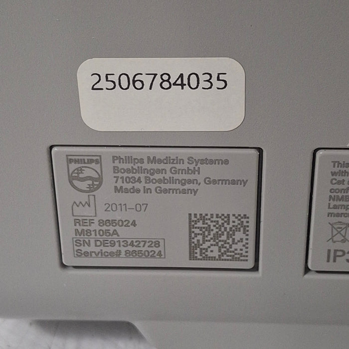 Philips Intellivue MP5 - ECG, OxiMax SpO2, NIBP Patient Monitor