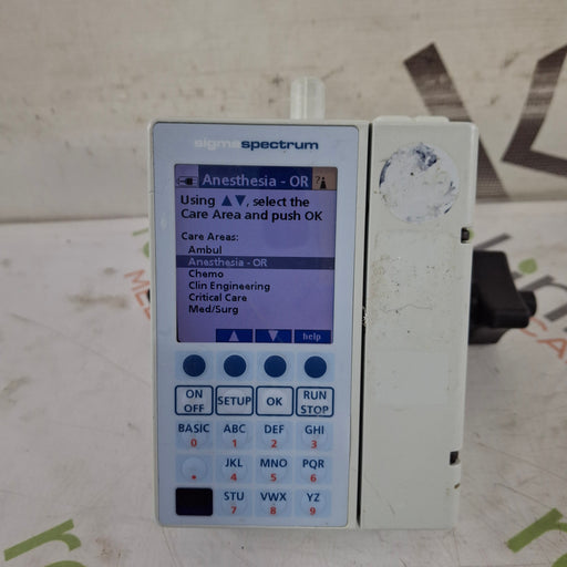 Baxter Baxter Sigma Spectrum 6.02.07 with B/G Battery Infusion Pump Infusion Pump reLink Medical
