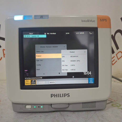Philips Philips Intellivue MP5 - ECG, Fast SpO2, NIBP CO2 Patient Monitor Patient Monitors reLink Medical