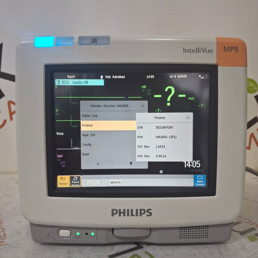 Philips Philips Intellivue MP5 - ECG, Fast SpO2, NIBP CO2 Patient Monitor Patient Monitors reLink Medical