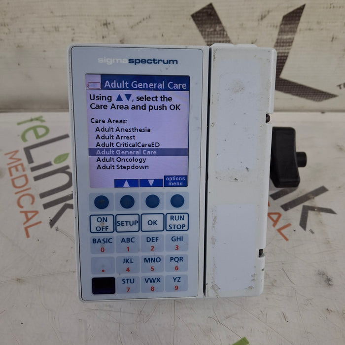 Baxter Baxter Sigma Spectrum 8.00.03 w/o Battery Infusion Pump Infusion Pump reLink Medical