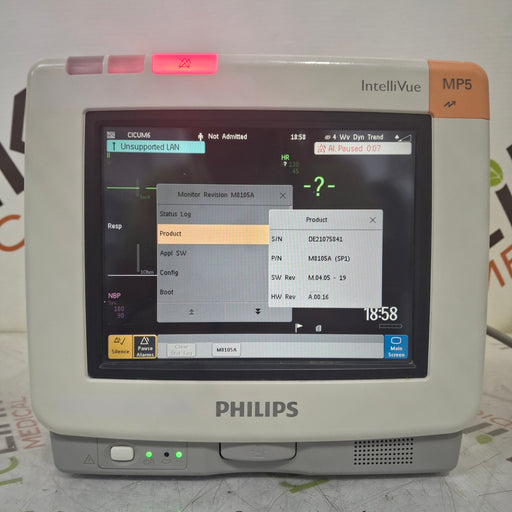 Philips Philips Intellivue MP5 - ECG, Fast SpO2, NIBP, Press, Temp Patient Monitor Patient Monitors reLink Medical