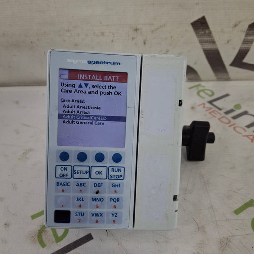 Baxter Baxter Sigma Spectrum 8.00.05 w/o Battery Infusion Pump Infusion Pump reLink Medical