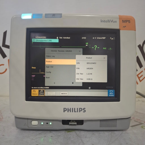 Philips Philips Intellivue MP5 - ECG, Fast SpO2, NIBP, Press, Temp Patient Monitor Patient Monitors reLink Medical