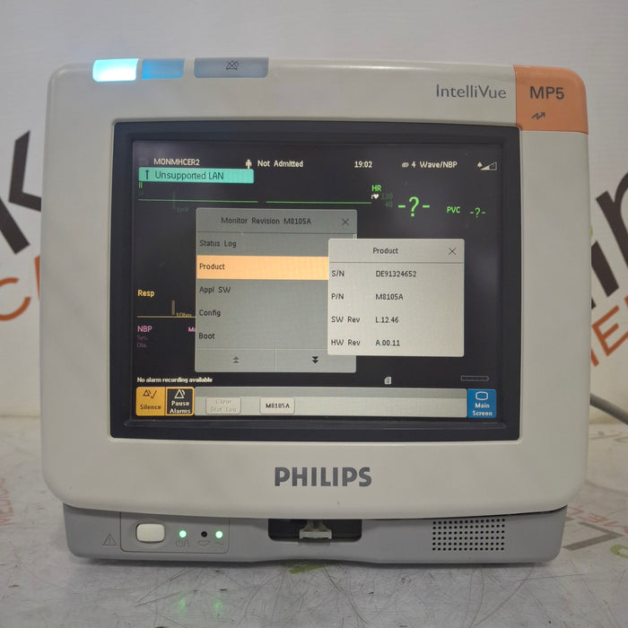 Philips Philips Intellivue MP5 - ECG, Fast SpO2, NIBP, Press, Temp Patient Monitor Patient Monitors reLink Medical