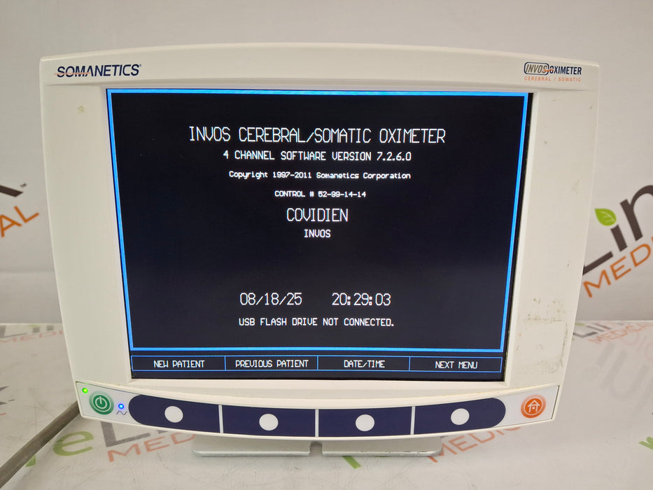 Somanetics Somanetics Invos 5100C Cerebral Oximeter Monitor Patient Monitors reLink Medical