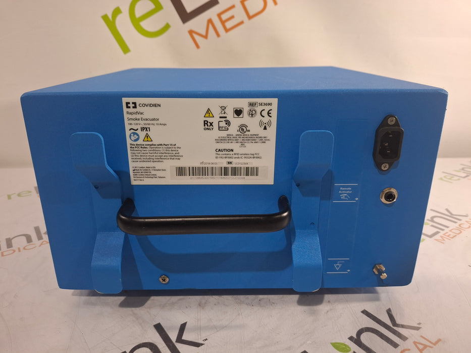 Covidien Covidien RapidVac SE3690 Smoke Evacuator Surgical Equipment reLink Medical