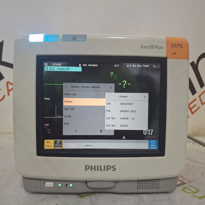 Philips Philips Intellivue MP5 - ECG, Fast SpO2, NIBP, Press, Temp Patient Monitor Patient Monitors reLink Medical