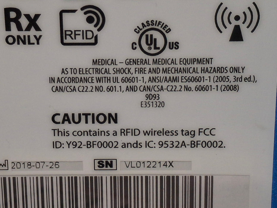 Covidien RapidVac SE3690 Smoke Evacuator