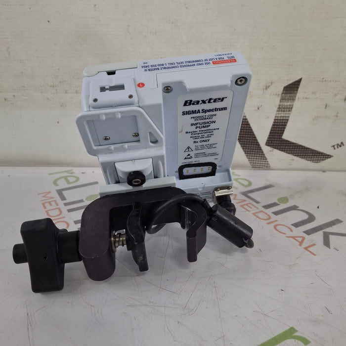 Baxter Baxter Sigma Spectrum w/Non Wireless or No Battery Infusion Pump Infusion Pump reLink Medical