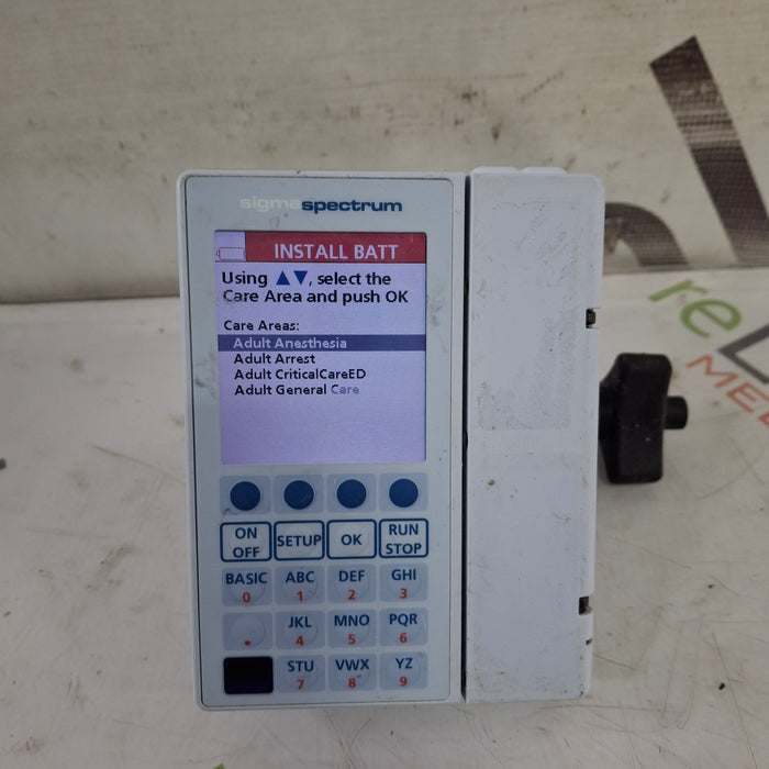 Baxter Baxter Sigma Spectrum 8.01.00 w/o Battery Infusion Pump Infusion Pump reLink Medical