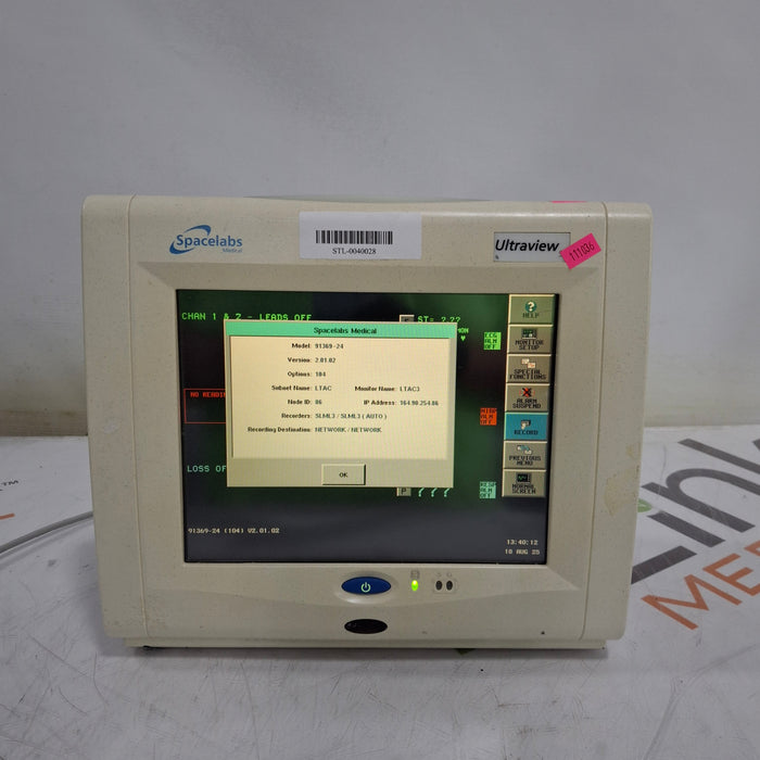 Spacelabs Healthcare Spacelabs Healthcare Ultraview SL 91369 Monitor Patient Monitors reLink Medical