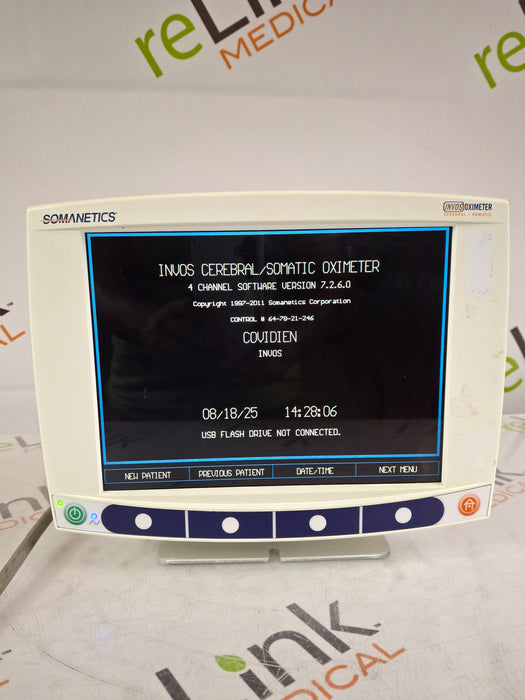 Somanetics Somanetics Invos 5100C Cerebral Oximeter Monitor Patient Monitors reLink Medical