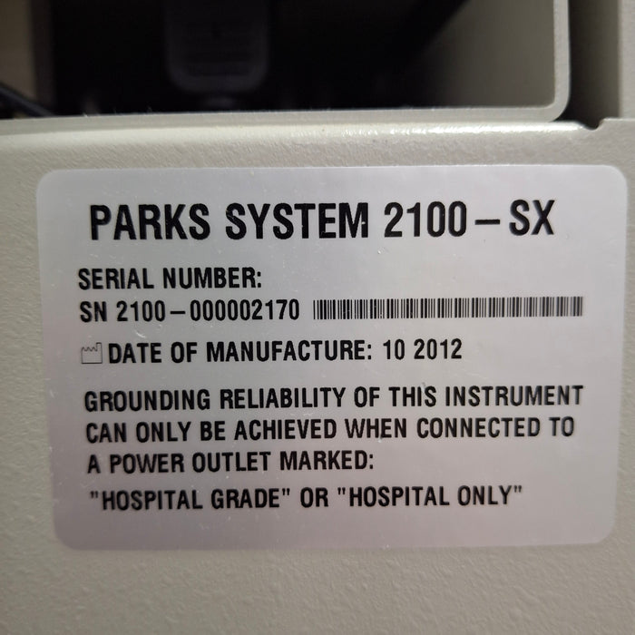 Parks Parks Flo-Lab 2100-SX Vascular System Surgical Equipment reLink Medical
