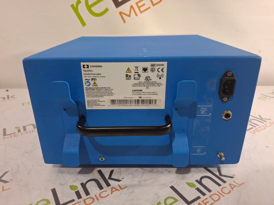 Covidien Covidien RapidVac SE3690 Smoke Evacuator Surgical Equipment reLink Medical