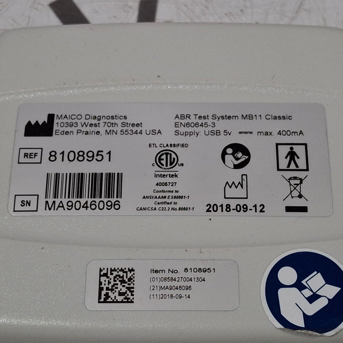 Maico Maico MB11 BERAphone ABR Screening System Audiology reLink Medical