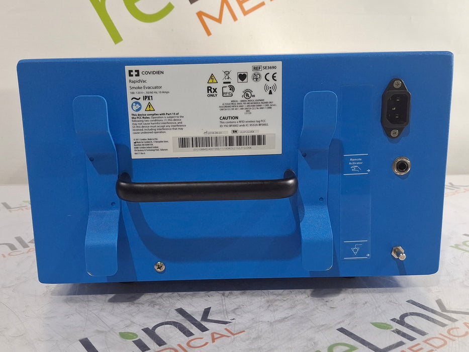 Covidien RapidVac SE3690 Smoke Evacuator