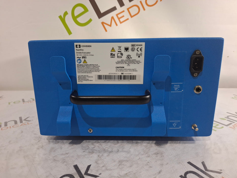 Covidien Covidien RapidVac SE3690 Smoke Evacuator Surgical Equipment reLink Medical