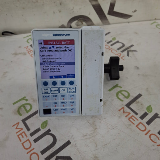 Baxter Baxter Sigma Spectrum 8.00.04 w/o Battery Infusion Pump Infusion Pump reLink Medical