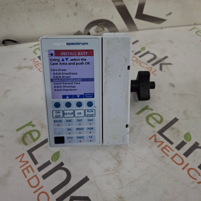 Baxter Baxter Sigma Spectrum 8.00.04 w/o Battery Infusion Pump Infusion Pump reLink Medical