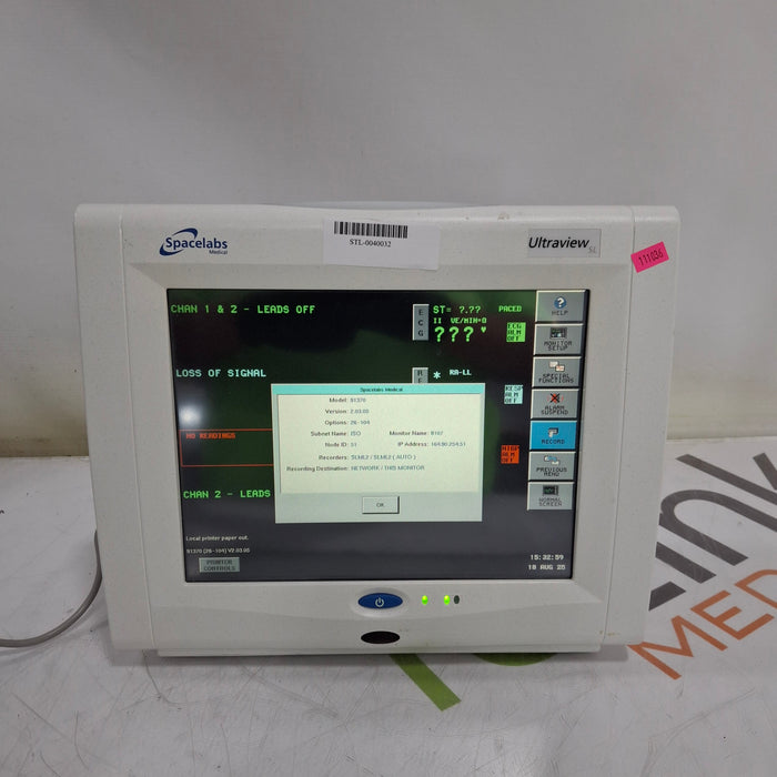 Spacelabs Healthcare Ultraview SL 91370 Network Patient Monitor