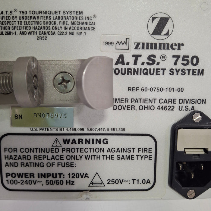 Zimmer Zimmer ATS 750 Automatic Tourniquet System Surgical Equipment reLink Medical