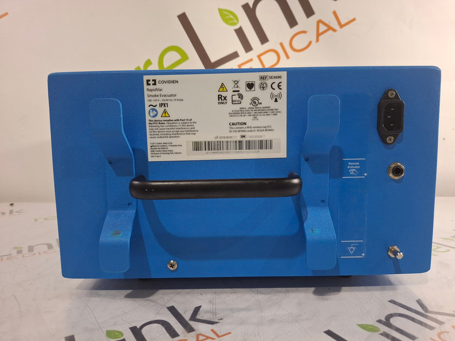 Covidien Covidien RapidVac SE3690 Smoke Evacuator Surgical Equipment reLink Medical